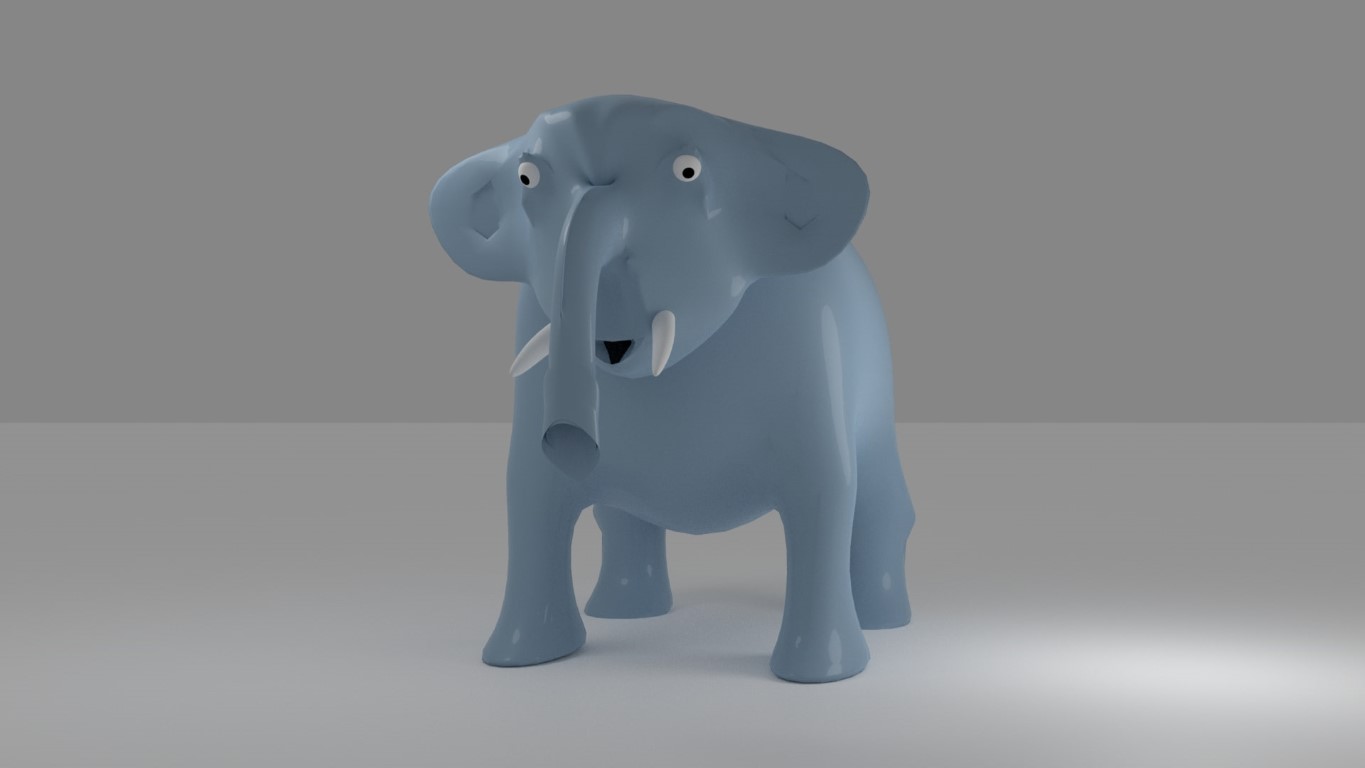3D Elefant